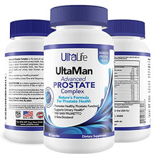 Load image into Gallery viewer, UltaLife Advanced Saw Palmetto Prostate Supplement For Men w/ Beta Sitosterol + #1 Rated Best Health Formula to Reduce Urge For Frequent Urination, DHT Blocker, Improve Sleep, Performance- 90 Capsules