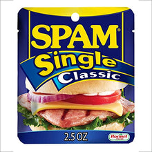 Load image into Gallery viewer, Spam Single Classic, 2.5 Ounce Pouch (Pack of 24)