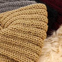 Load image into Gallery viewer, DRESHOW Crochet Ear Warmer Headband Soft knit Turban Stretch Headbands Warmer for Women Winter