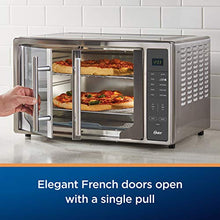 Load image into Gallery viewer, Oster Air Fryer Countertop Toaster Oven, French Door and Digital Controls,Stainless Steel, Extra Large, 42 L