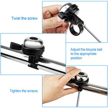 Load image into Gallery viewer, EAONE Bicycle Accessories with USB Rechargeable Bike Light Silicone LED Bicycle Light Front and Back Bike Water Bottle Holder Silicone Bike Phone Mount and Bike Bell (USB Cables and Straps Included)