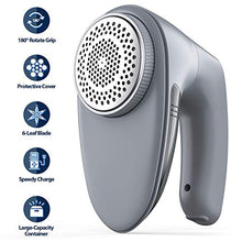 Load image into Gallery viewer, Bymore Fabric Shaver, Sweater Shaver for Clothes,2020 Upgraded Electric Lint Remover with 6-Leaf Blades (Efficient Work with Anti-Size 65mm Mesh& 2 Blades Extra)
