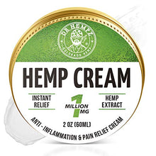 Load image into Gallery viewer, Instant Relief Hemp Cream - jojoba, MSM & Arnica - Relieves Inflammation, Muscle, Joint, Back, Knee, Nerves & Arthritis - Made in USA