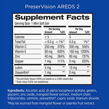 Load image into Gallery viewer, PreserVision AREDS 2 Eye Vitamin & Mineral Supplement, Contains Lutein, Vitamin C, Zeaxanthin, Zinc & Vitamin E, 120 Softgels (Packaging May Vary)