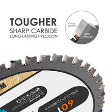 Load image into Gallery viewer, Luckyway 2-Pack 10 Inch Miter / Table Saw Blades 32T&60T with 5/8 Inch Arbor TCT Circular Saw Blade for Cutting Wood