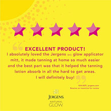 Load image into Gallery viewer, Jergens Natural Glow Body Applicator Mitt, Flawless, Streak-free Tanning Blender Glove, Reusable Tanning Mitt Protects Hands