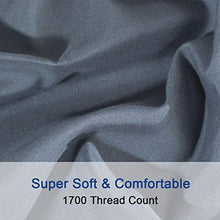 Load image into Gallery viewer, SONORO KATE Bed Sheet Set Super Soft Microfiber 1700 Thread Count Luxury Egyptian Sheets 16-Inch Deep Pocket,Wrinkle and Hypoallergenic-4 Piece (Dark Grey, King)