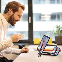 Load image into Gallery viewer, Curved 12" Phone Screen Magnifier & Phone Holder Stand,3D HD Anti-Blue Light Lens,Foldable Phone Screen Enlarger,Universal Cell Phone Screen Amplifier for Video,TV, Games, Compatible All Smartphones