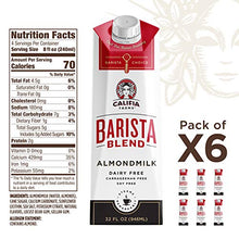 Load image into Gallery viewer, Califia Farms - Almond Milk, Original Barista Blend, 32 Oz (Pack of 6) | Shelf Stable | Non Dairy | Nut Milk | Creamer | Plant Based | Vegan | Non-GMO