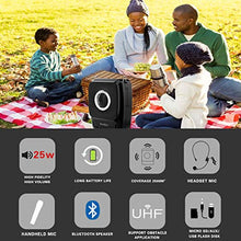 Load image into Gallery viewer, Winbridge S92 25 Watts Mini Portable Rechargeable Voice Amplifier Pa System Speaker with Two Microphones UHF Compact Handheld and Wireless Headset Mic for Karaoke, Teachers, Tour Guides, Trainers