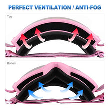 Load image into Gallery viewer, SH HORVATH Ski Snowboard OTG Goggles, HD Mirrored Anti-Fog Goggle for Men Women