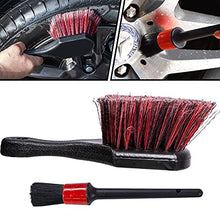 Load image into Gallery viewer, bzczh Tire and Wheel Brush, Dense Bristle, Rim Brush,Extra Auto Detailing Brush, Clean Dirty Wheels and Tire Dirt, Easy to Carry for Scrubbing