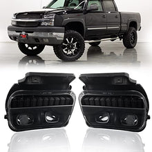 Load image into Gallery viewer, LED Fog Lights for 2003 2004 2005 2006 2007 Chevy Silverado All Models/ 2002 2003 2004 2005 2006 Chevy Avalanche, 1 Pair Front Bumper Driving Fog Lamps (LED Version)