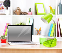 Load image into Gallery viewer, Limelights LD1002-GRN Gooseneck Organizer iPad Stand or Book Holder Desk Lamp, Green