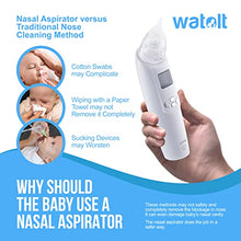 Load image into Gallery viewer, Watolt Baby Nasal Aspirator - Electric Nose Suction for Baby - Automatic Booger Sucker for Infants - Battery Powered Snot Mucus Remover for Kids Toddlers