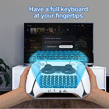 Load image into Gallery viewer, Donop Wireless Controller Keyboard for PS5 Controllers, Built-in Speaker & 3.5MM Audio Jack, for Play-Station 5 Controller Voice Chat Board (White)