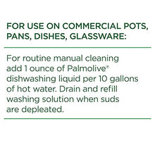 Load image into Gallery viewer, PALMOLIVE Dishwashing Liquid, Dish Soap, Dish Liquid Soap, Phosphate Free, pH Balanced, Dishwasher Cleaner, 1 Gallon Bottle (Pack of 4) (204915)