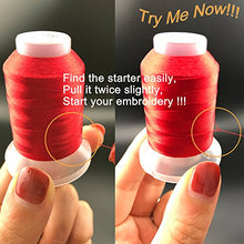 Load image into Gallery viewer, New brothread 80 Spools Polyester Embroidery Machine Thread Kit 500M (550Y) Each Spool - Colors Compatible with Janome and Robison-Anton Colors
