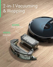 Load image into Gallery viewer, ZOOZEE Z50 Robot Vacuum Cleaner 2-in-1 Vacuum and Mop 5200mAh LG Battery 3000Pa MAX Suction Works with Alexa & Siri Automatic Recharge Robotic Vacuum Cleaners Good for Pet Hair, Hard Floor, Carpet