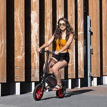Load image into Gallery viewer, Jetson Bolt Folding Electric Bike, Black - with LCD Display, Lightweight & Portable with Carrying Handle, Travel Up to 15 Miles, Max Speed Up to 15.5 MPH