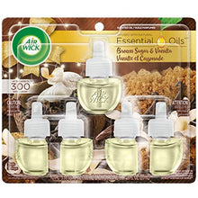 Load image into Gallery viewer, Air Wick Plug in Scented Oil 5 Refills, Brown Sugar and Vanilla, Fall scent, Essential Oils, Air Freshener, Packaging May Vary