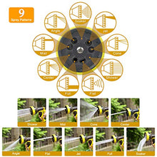 Load image into Gallery viewer, 50ft Garden Hose Expandable Water Hose, 3/4” Solid Brass Fittings & 9 Function Spray Nozzle & Extra Strength Fabric 3-Layers Latex Core, Lightweight Flexible Pocket Hoses for Lawn Plants Car Washing
