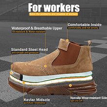 Load image into Gallery viewer, ARCHINSERT Work Safety Shoes for Men Women Puncture Proof Comfortable Abrasion Resistance Industrial and Construction Shoes