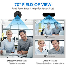 Load image into Gallery viewer, Bluetooth Headset with Microphone & 1080P Webcam with Privacy Cover, ENC Noise Cancelling Headphones with 4 Mics,Computer Camera equips with Low-Light Correction