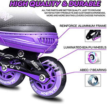 Load image into Gallery viewer, PAPAISON Adjustable Inline Skates for Kids and Adults with Full Light Up Wheels , Outdoor Roller Skates for Girls and Boys, Men and Women