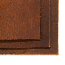 Load image into Gallery viewer, Genuine Leather Sheets for Leather Crafts - Full Grain Buffalo Leather Squares- Great for Jewelry, Leather Wallets, Arts & Crafts – Includes 3 Sheets (12x12")+ Leather Cord (36")