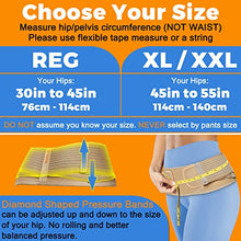 Load image into Gallery viewer, Sacroiliac SI Joint Hip Belt - Lower Back Support Brace for Women and Men - Hip Brace for Hip Pain - Pelvic Support Belt - Trochanteric Belt - Sciatica Pelvis Lumbar Pain Relief