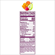 Load image into Gallery viewer, Happy Tot Organics Fiber & Protein Pouch Stage 4 Pears Raspberries Butternut Squash & Carrots, 4 Ounce Pouch (8 Pack)