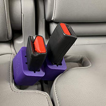 Load image into Gallery viewer, 2-Pack Seat Belt Buckle Booster (BPA Free) - Raises Your Seat Belt for Easy Access - Stop Fishing for Buried Seat Belts - Makes Receptacle Stand Upright for No-Hassle Buckling (2)