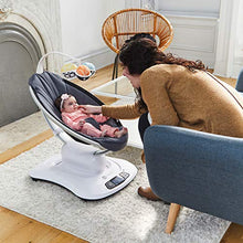Load image into Gallery viewer, 4moms mamaRoo 4 Baby Swing | Bluetooth Baby Rocker with 5 Unique Motions | Cool Mesh Fabric | Dark Grey
