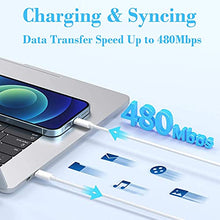 Load image into Gallery viewer, iPhone Fast Charger Cable【Apple MFi Certified】20W PD USB C Wall Charger Type C Power Adapter Lightning Cable Fasting Charging Plug Compatible with iPhone 13/12 Pro/11/XS/Max/XR/X/8 Plus/SE 2020, iPad