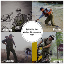 Load image into Gallery viewer, TIDEWE Bootfoot Chest Wader, 2-Ply Nylon/PVC Waterproof Fishing & Hunting Waders with Boot Hanger for Men and Women Brown Size 12