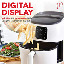 Load image into Gallery viewer, Dash Tasti-Crisp™ Digital Air Fryer with AirCrisp® Technology, Custom Presets, Temperature Control, and Auto Shut Off Feature, 2.6 Quart - White