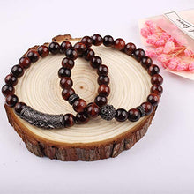 Load image into Gallery viewer, BOMAIL 8mm Tiger Eye Stone Beads Bracelet Elastic Natural Stone Yoga Bracelet for Women Men