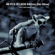 Load image into Gallery viewer, 1520P 20MP Trail Camera, Hunting Camera with 120°Wide-Angle Motion Latest Sensor View 0.2s Trigger Time Trail Game Camera with 940nm No Glow and IP66 Waterproof 2.4” LCD 48pcs for Wildlife Monitoring