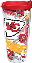 Load image into Gallery viewer, Tervis Made in USA Double Walled NFL Kansas City Chiefs Insulated Tumbler Cup Keeps Drinks Cold & Hot, 24oz, All Over
