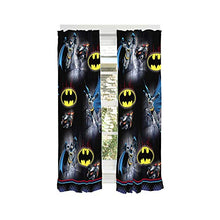 Load image into Gallery viewer, Franco Kids Room Window Curtain Panels Drapes Set, 82 in x 63 in, Batman
