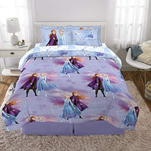 Load image into Gallery viewer, Franco Kids Bedding Super Soft Comforter and Sheet Set with Sham, 7 Piece Full Size, Disney Frozen 2