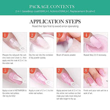 Load image into Gallery viewer, 2 in 1 Dip Powder Base & Top Coat with Activator Dip Powder Liquid Set for Dipping Powder Nail Kit,0.5oz/Bottle,Fast Dry,No Nail Lamp Needed