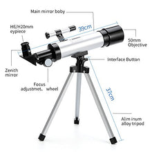 Load image into Gallery viewer, Telescope Star Finder with Tripod F36050 HD Zoom Monocular Space Astronomical Spotting Scope for Kids and Beginner (Small)