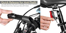 Load image into Gallery viewer, TeamObsidian Bike Light Set - Super Bright LED Lights for Your Bicycle - Easy to Mount Headlight and Taillight with Quick Release System - Best Front and Rear Cycle Lighting - Fits All Bikes