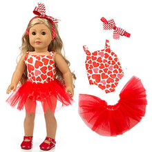 Load image into Gallery viewer, ZQDOLL 19 pcs Girl Doll Clothes Gift for American 18 inch Doll Clothes and Accessories, Including 10 Complete Sets of Clothing