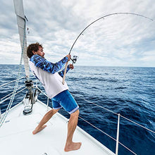 Load image into Gallery viewer, Palmyth Fishing Shirt for Men Long Sleeve Sun Protection UV UPF 50+ T-Shirts with Pocket (Sailfish/Anchor, Medium)