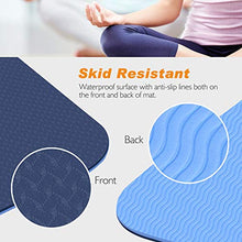 Load image into Gallery viewer, TOPLUS Yoga Mat - Classic 1/4 inch Pro Yoga Mat Eco Friendly Non Slip Fitness Exercise Mat with Carrying Strap-Workout Mat for Yoga, Pilates and Floor Exercises