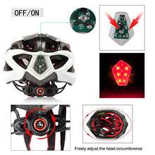 Load image into Gallery viewer, Shinmax Bike Helmet, CPSC/CE Certified Adjustable Light Bicycle Helmet Men&Women Road and Mountain Bicycle Helmet with Visor&Rear Light Met Specialized Cycling Helmet for Adult