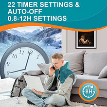 Load image into Gallery viewer, Enlarged 2.5lb 24" x 33" Weighted Heating Pad for Neck and Shoulders - 2S Fast Heat Up Heating Pad for Neck Shoulder Pain Relief, 6 Heat Settings 22 Timers Neck Heating Pad, Christmas Gifts for Women